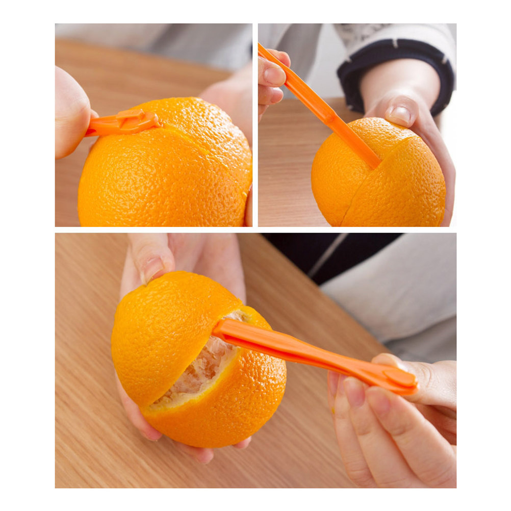 Kitchen Gadgets Healthy Eating - 5 Buah Pengupas Jeruk Plastik Premium