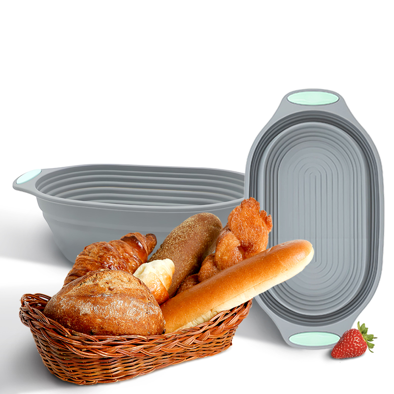 Kitchen Gadgets Ninja - 1 Buah Keranjang Fermentasi Roti Silikon