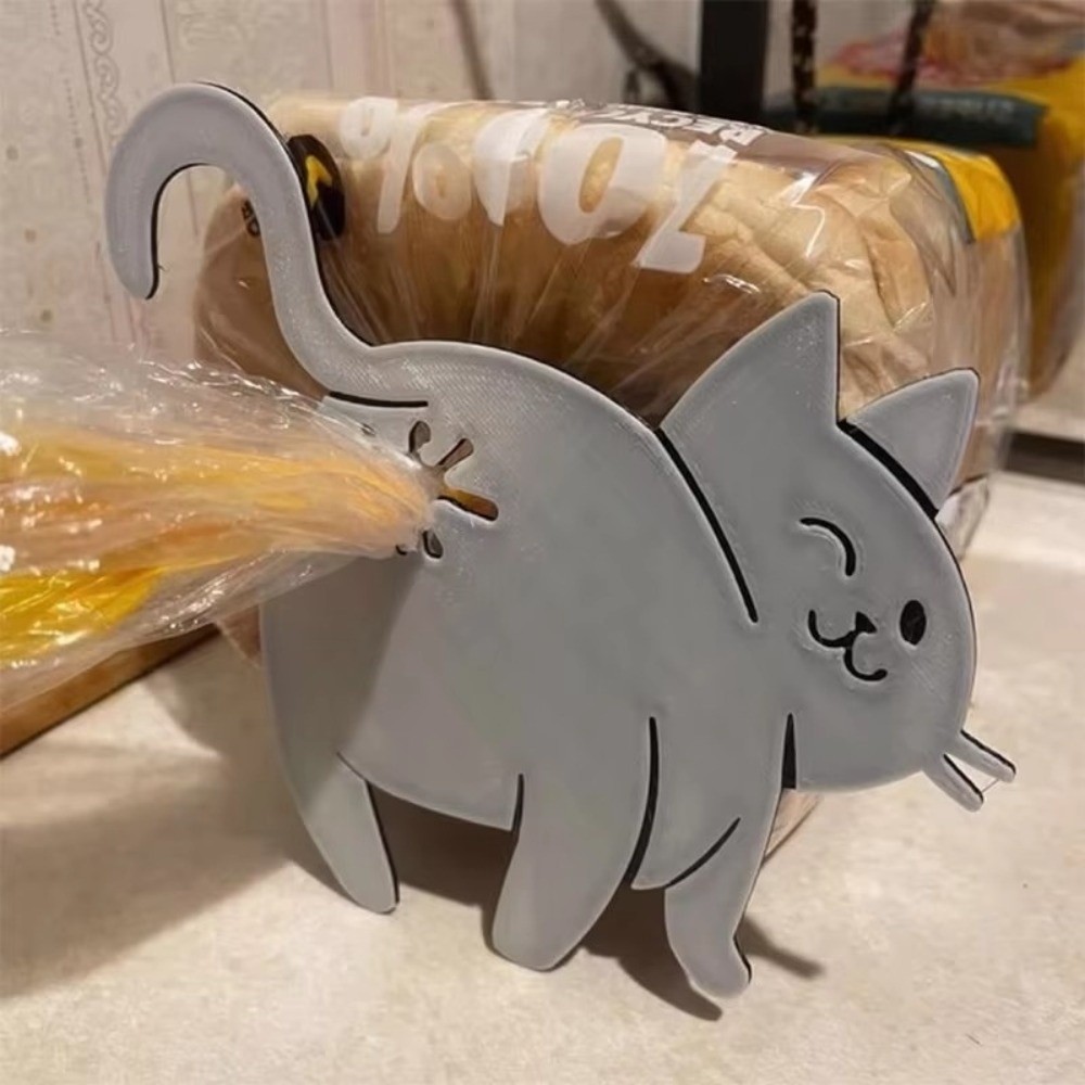 Kitchen Gadgets To 3D Print - Penjepit Kantong Roti 3D Lucu Bentuk