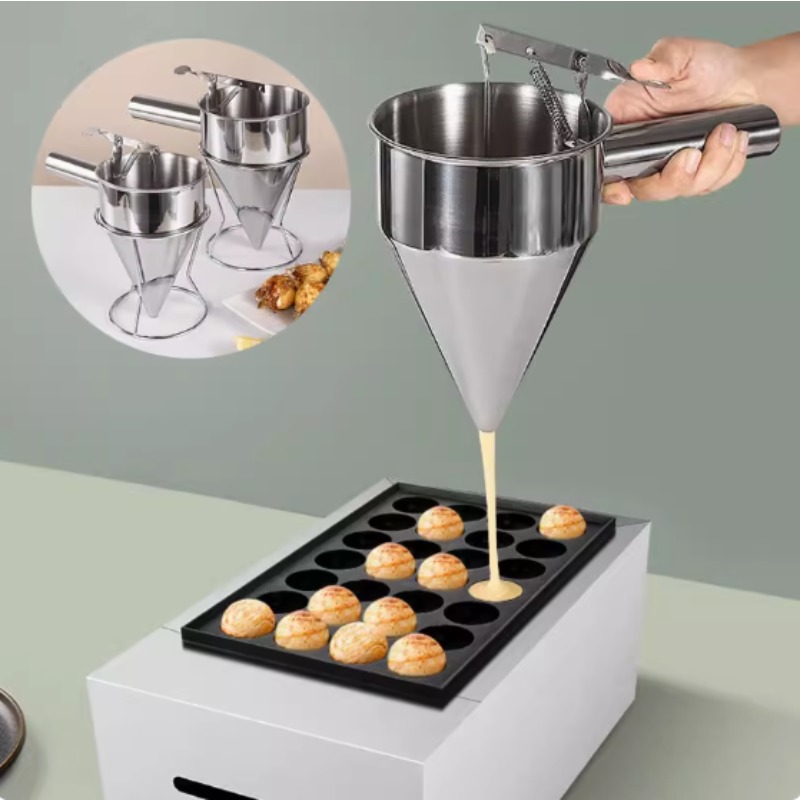 Kitchen Gadgets List - Dispenser Corong Cairan Stainless Steel 600/1200ML,
