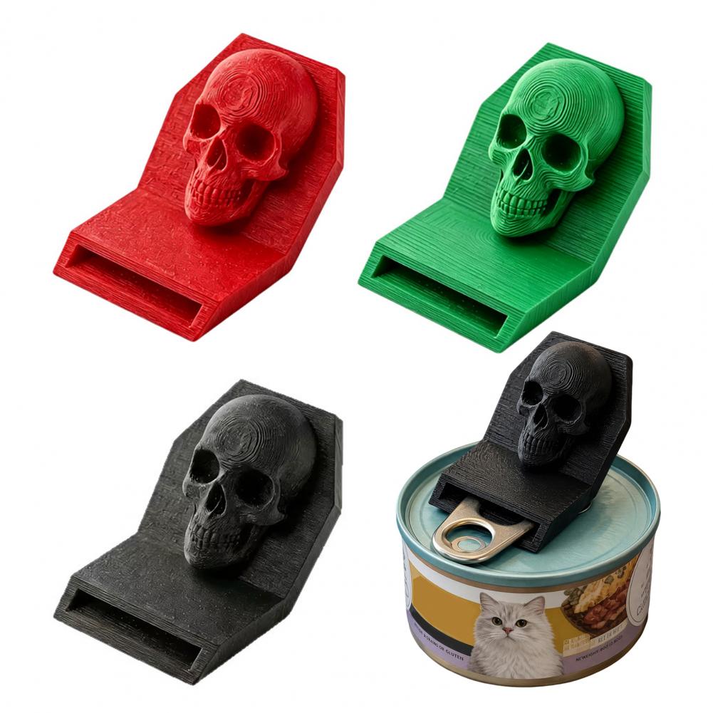 Kitchen Gadgets To 3D Print - Pembuka Manual Bentuk Tengkorak Gotik, Alat