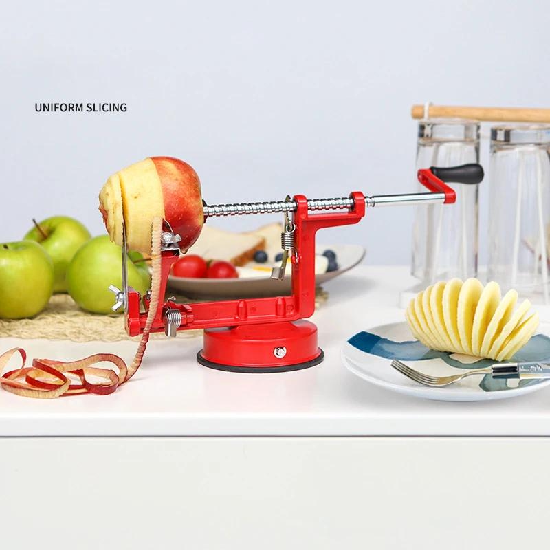 Apple Corer Slicer - Pengupas, Pencungkil, dan Pemotong Buah Sayur