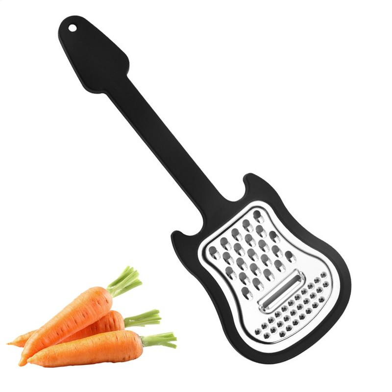 Household Kitchen Gadgets Vegetable Cutter Silk Cutter - Parutan Keju Bentuk Gitar Serbaguna Baja