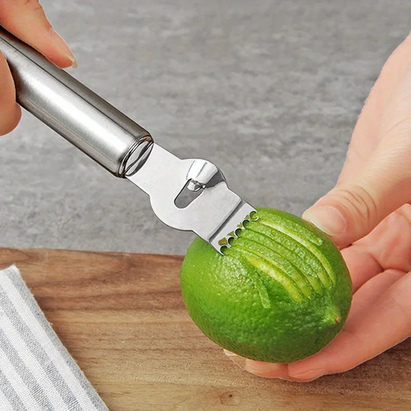 1 Buah Parutan Lemon Zester Pe - Household Kitchen Gadgets Vegetable Cutter Silk Cutter ulasan dan harga