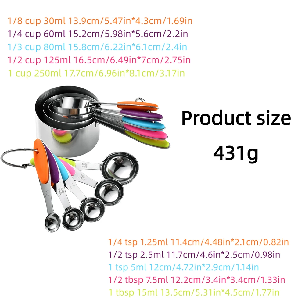 5/10 Buah Gelas Ukur dan Sendo - Kitchen Gadgets List ulasan dan harga