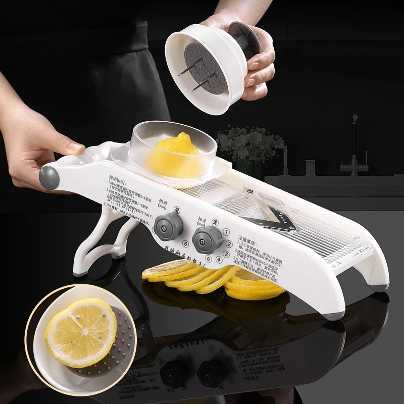 Alat pengiris Lemon multifungs - Household Kitchen Gadgets Vegetable Cutter Silk Cutter ulasan dan harga