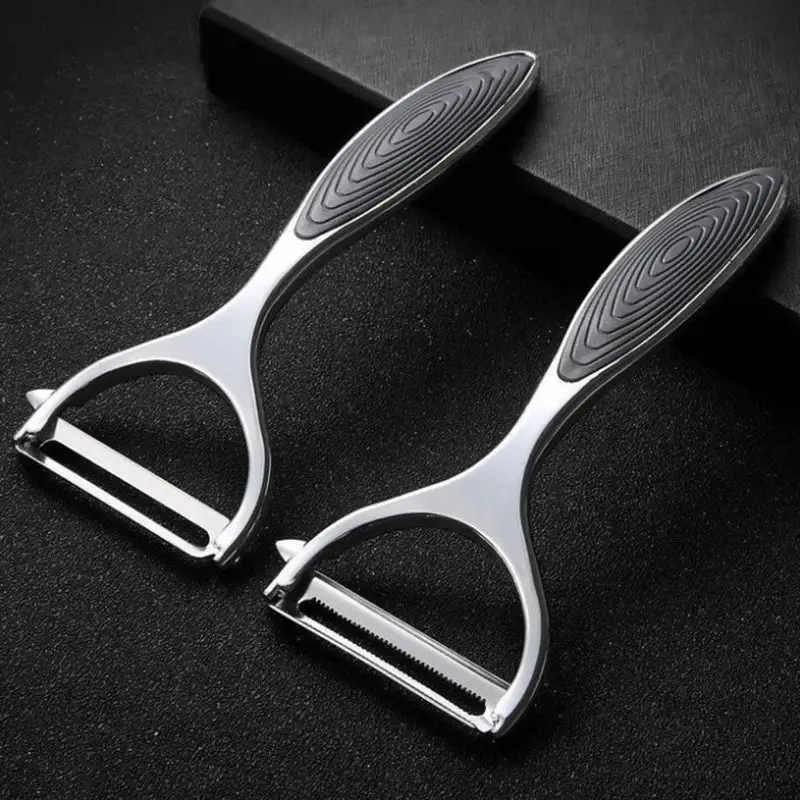 1 Buah Pengupas Sayuran Baja T - Household Kitchen Gadgets Vegetable Cutter Silk Cutter ulasan dan harga