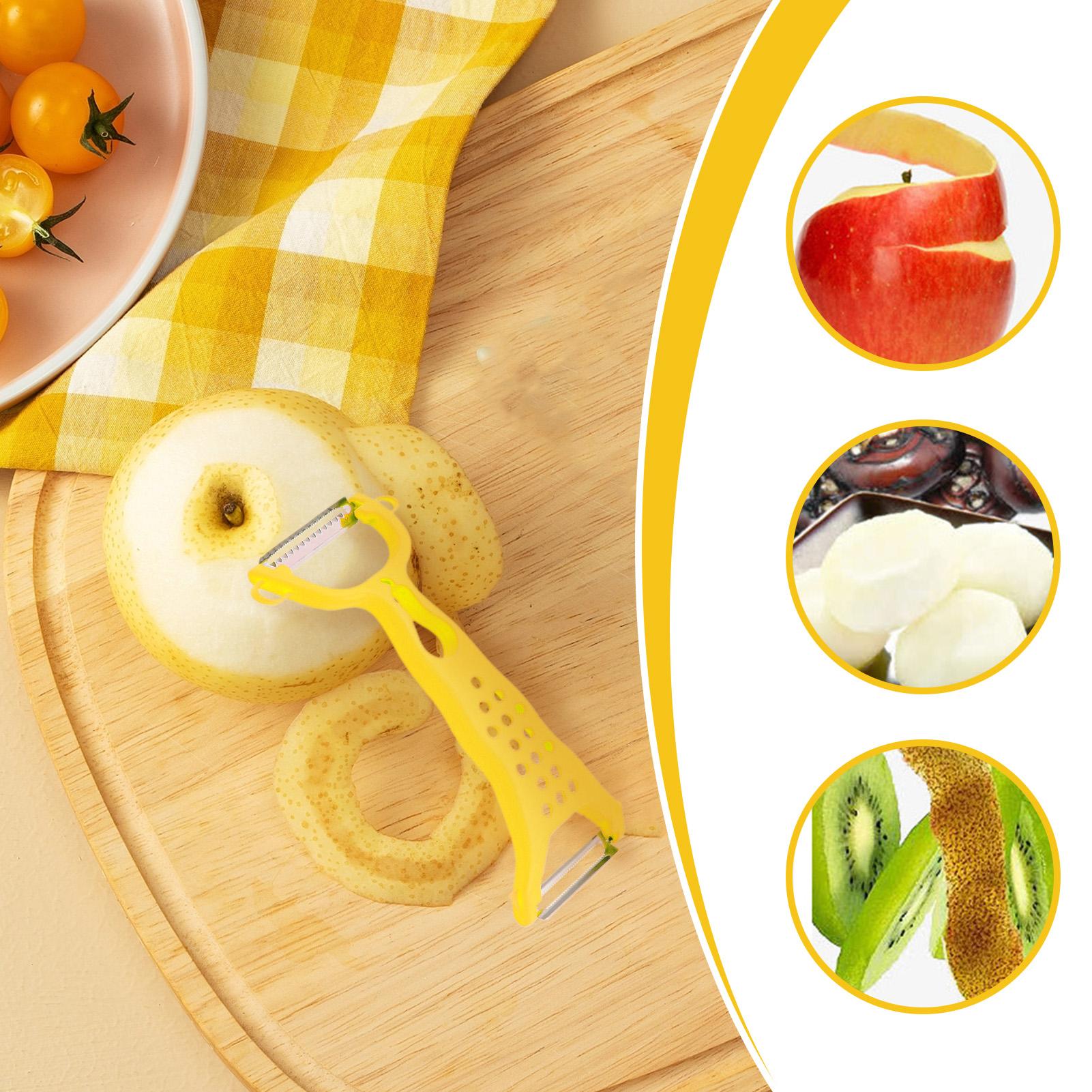 1 Buah Pengupas Sayuran Baja T - Household Kitchen Gadgets Vegetable Cutter Silk Cutter ulasan dan harga