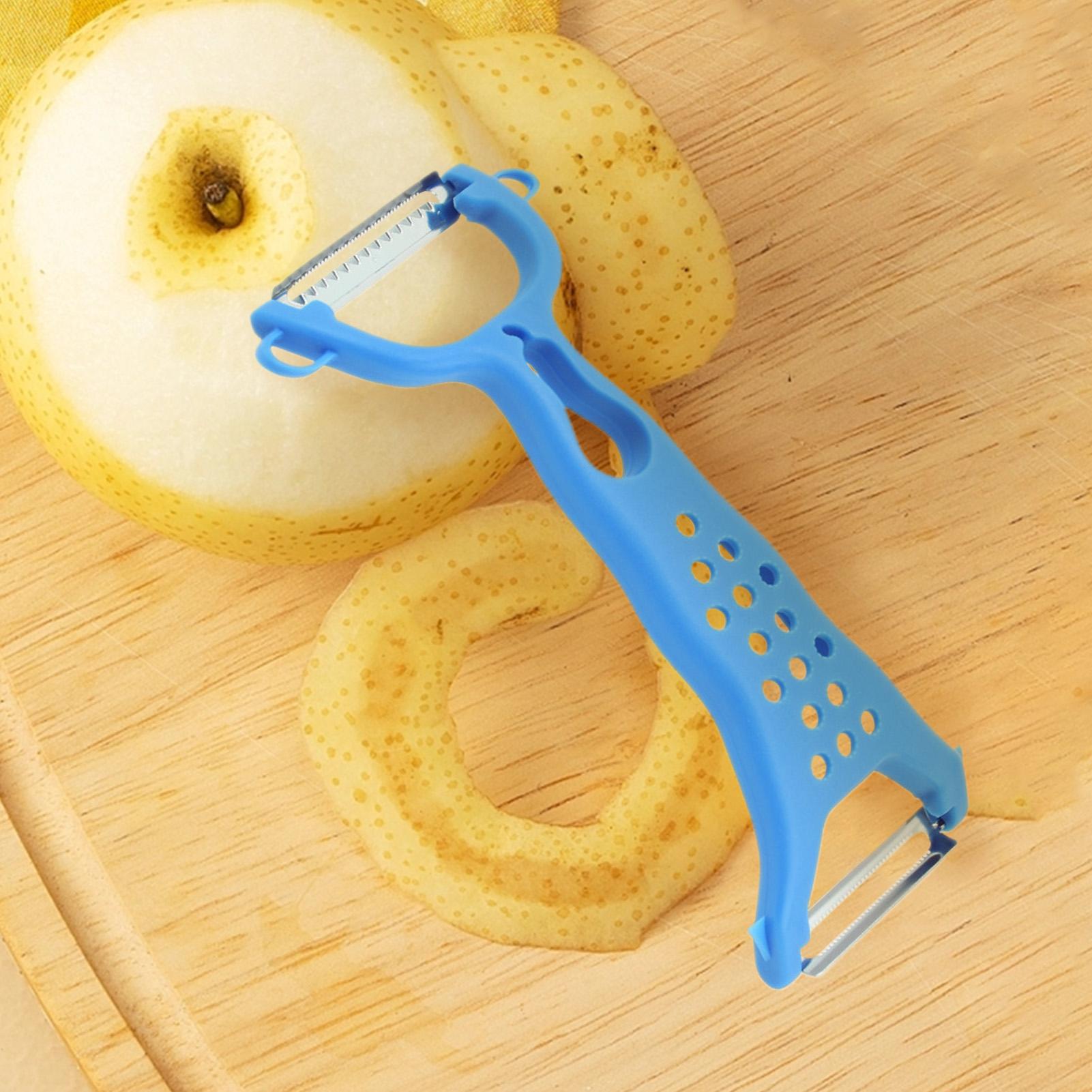 1 Buah Pengupas Sayuran Baja T - Household Kitchen Gadgets Vegetable Cutter Silk Cutter ulasan dan harga