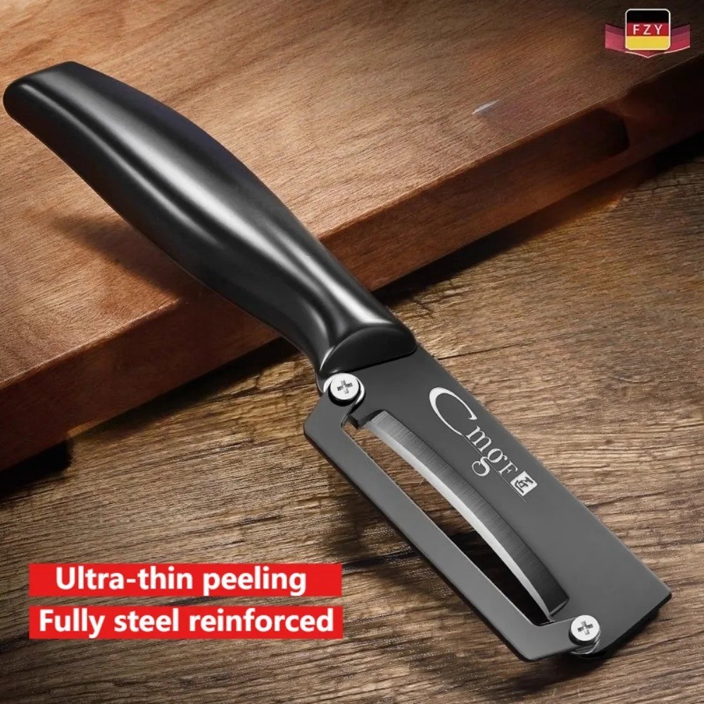 Pengupas Serbaguna Stainless S - Household Kitchen Gadgets Vegetable Cutter Silk Cutter ulasan dan harga