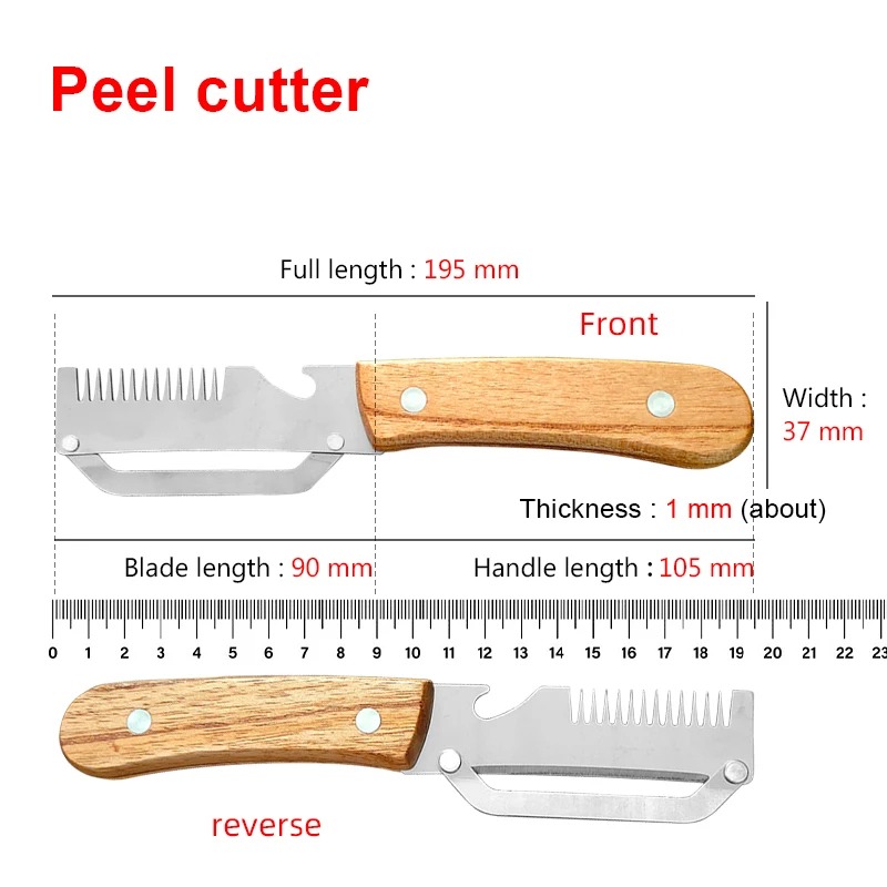 Pengupas Multifungsi Baja Taha - Household Kitchen Gadgets Vegetable Cutter Silk Cutter ulasan dan harga