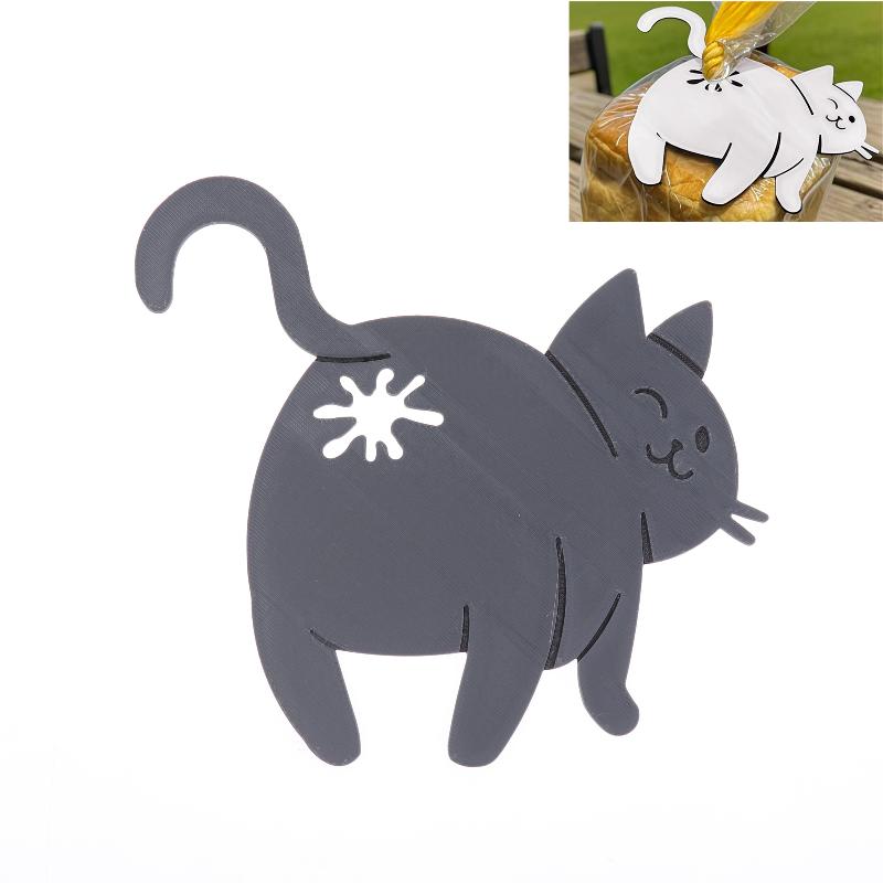 Penyegel Tas Klip Roti Kucing  - Kitchen Gadgets To 3D Print ulasan dan harga