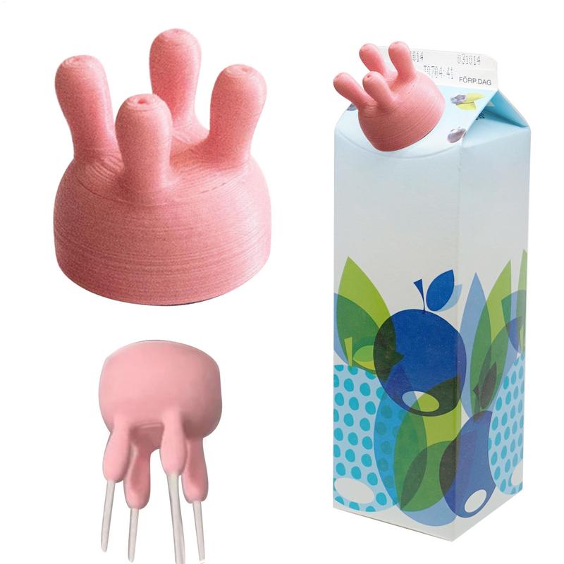 Tutup botol susu tutup karton  - Kitchen Gadgets To 3D Print ulasan dan harga