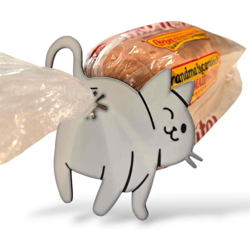 2 buah klip tas pantat kucing  - Kitchen Gadgets To 3D Print ulasan dan harga