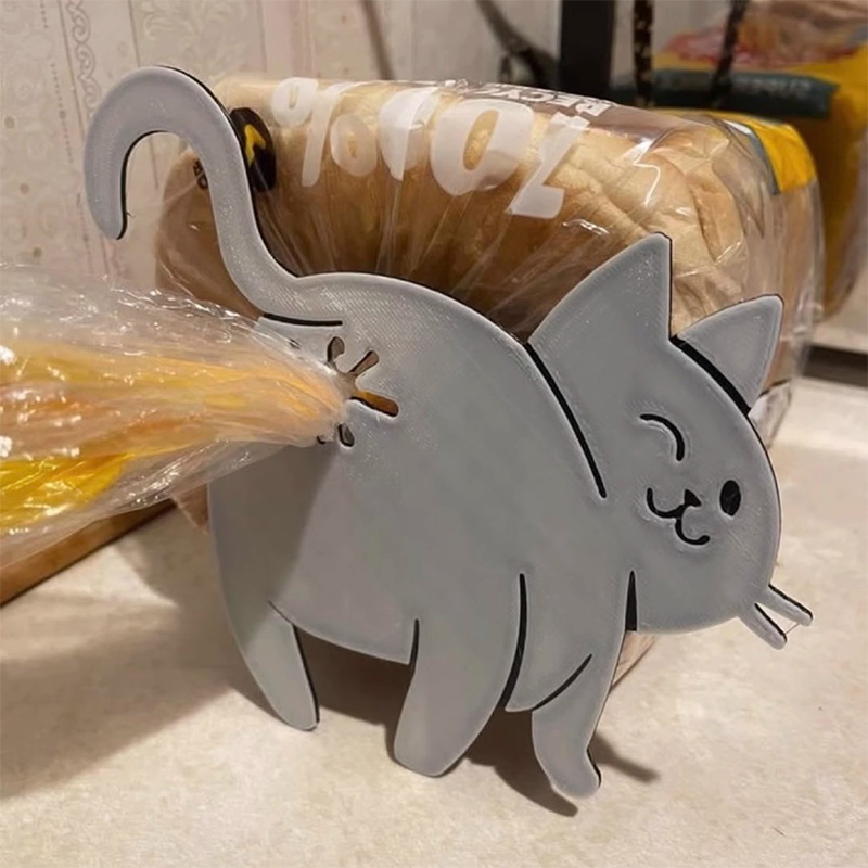 2 buah klip tas pantat kucing  - Kitchen Gadgets To 3D Print ulasan dan harga