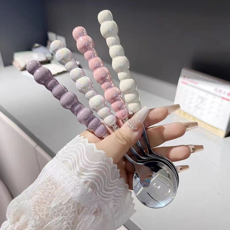 Sendok gagang mutiara baja tah - Kitchen Gadgets Ninja ulasan dan harga