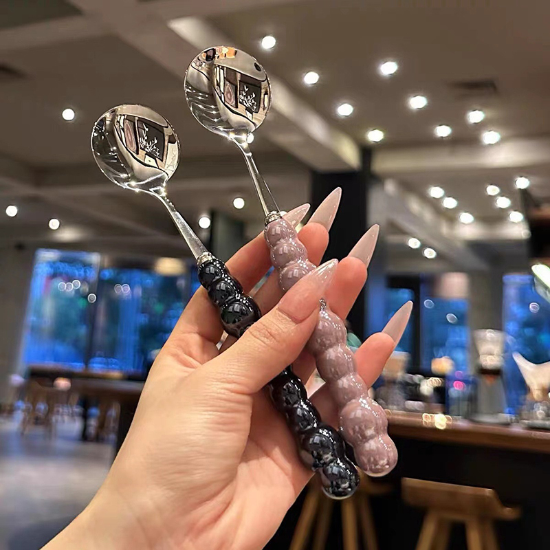 Sendok gagang mutiara baja tah - Kitchen Gadgets Ninja ulasan dan harga