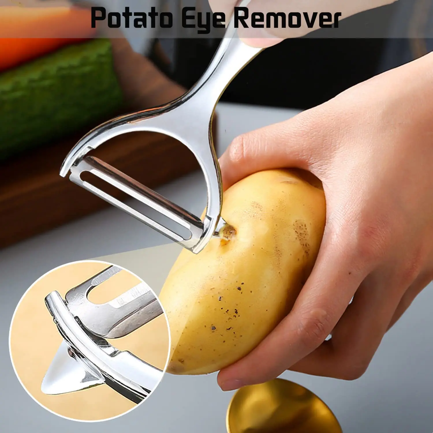 Alat pengupas sayuran baja tah - Household Kitchen Gadgets Vegetable Cutter Silk Cutter ulasan dan harga