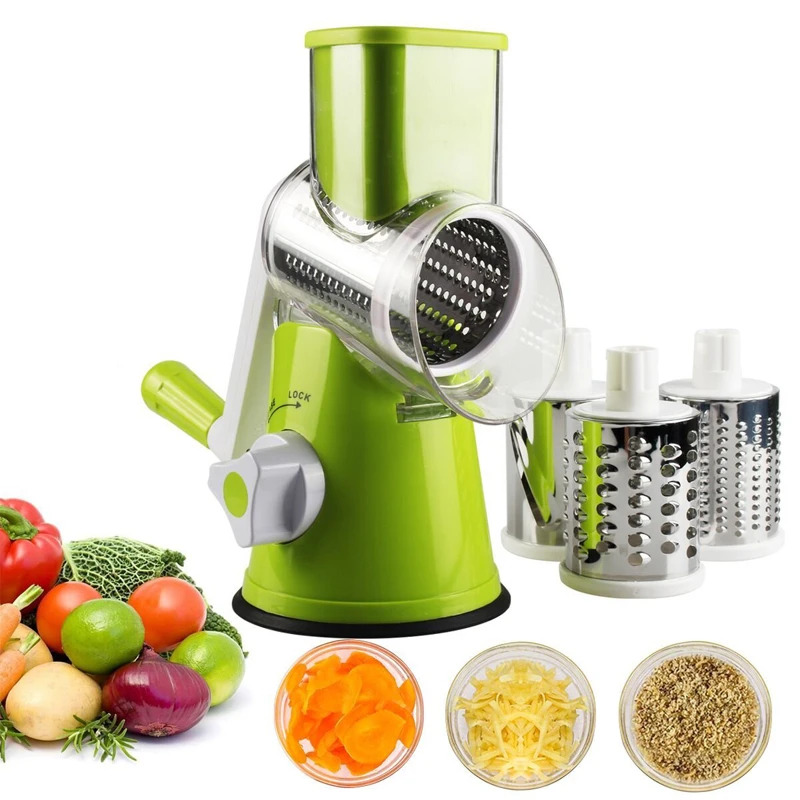 Parutan Keju Putar Manual untu - Household Kitchen Gadgets Vegetable Cutter Silk Cutter ulasan dan harga
