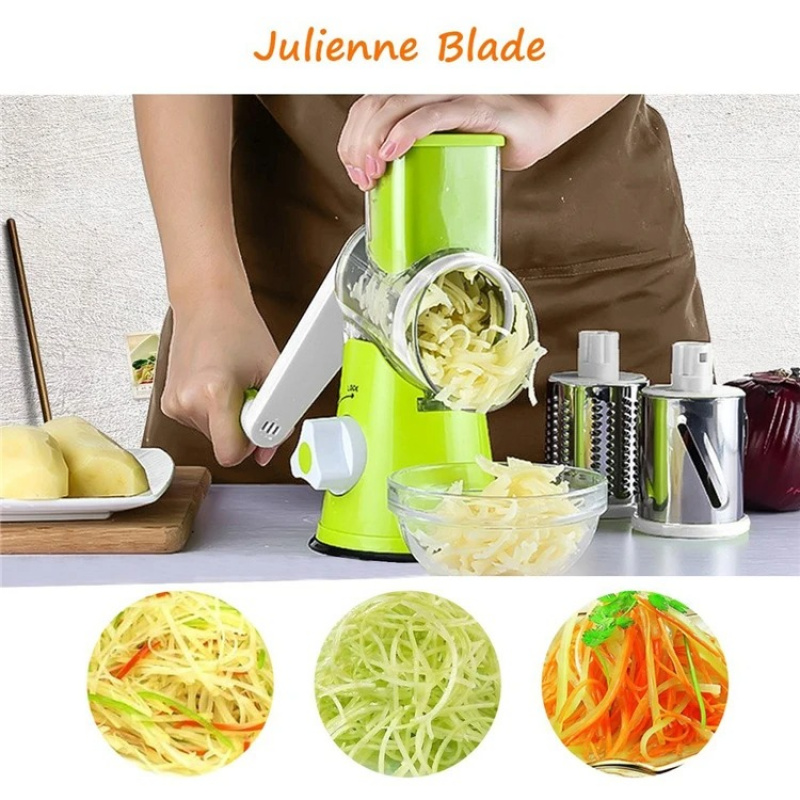 Parutan Keju Putar Manual untu - Household Kitchen Gadgets Vegetable Cutter Silk Cutter ulasan dan harga