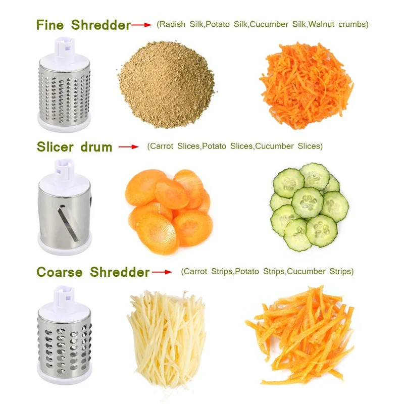 Parutan Keju Putar Manual untu - Household Kitchen Gadgets Vegetable Cutter Silk Cutter ulasan dan harga
