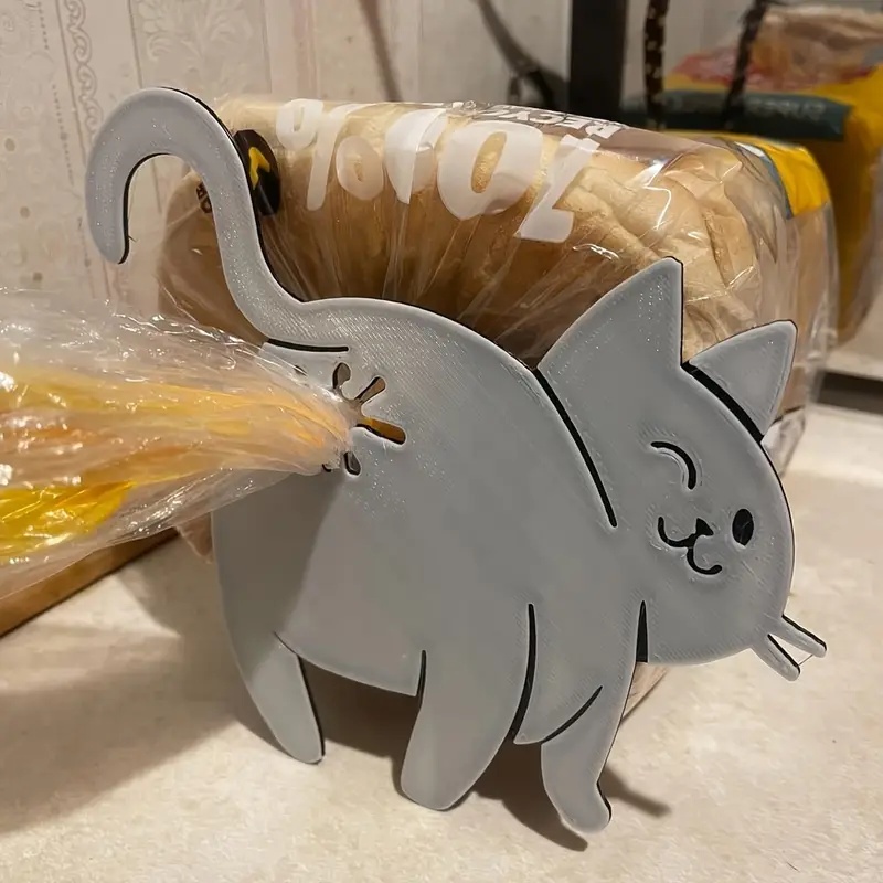 2 buah klip tas pantat kucing  - Kitchen Gadgets To 3D Print ulasan dan harga