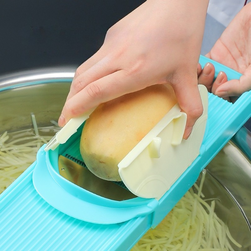Parutan Sayuran Portabel Pengi - Household Kitchen Gadgets Vegetable Cutter Silk Cutter ulasan dan harga