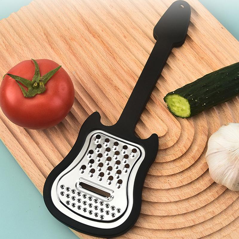 Parutan Keju Bentuk Gitar Serb - Household Kitchen Gadgets Vegetable Cutter Silk Cutter ulasan dan harga